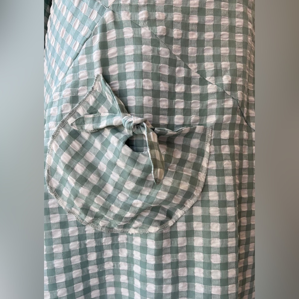 Gingham Plaid Midi/Maxi Dress - Picture 5 of 7